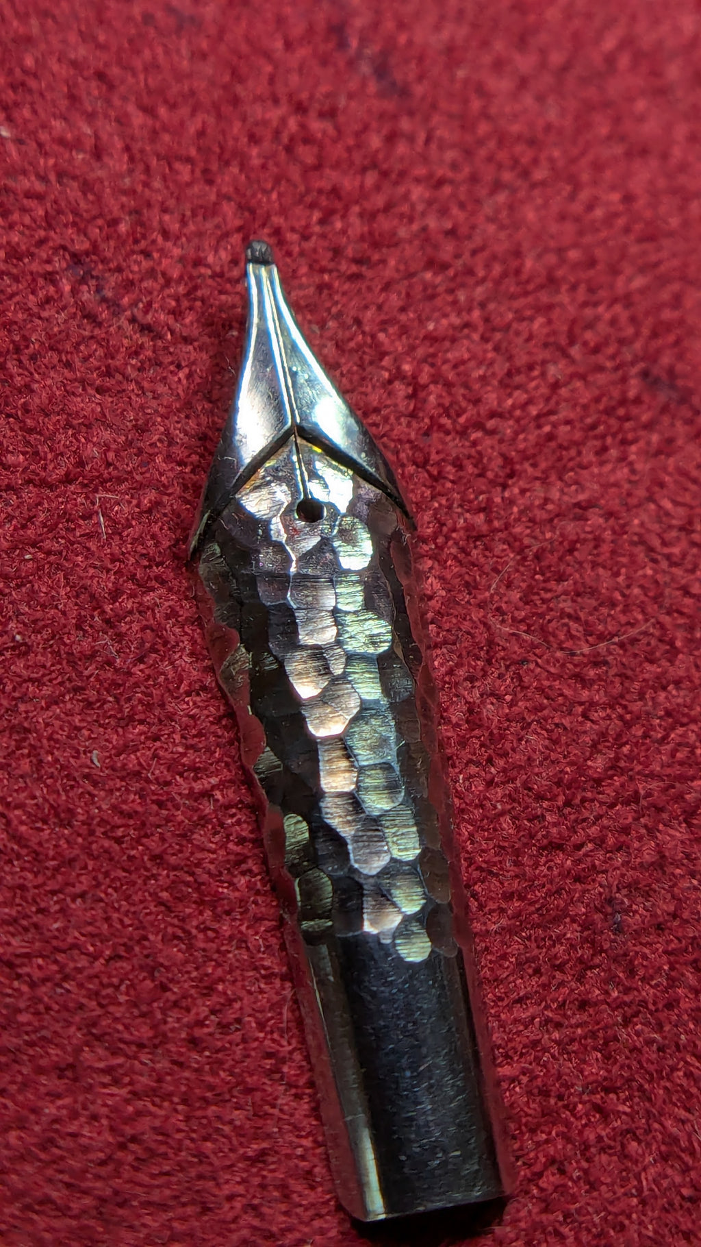 #6 Hammered Stacked Nib